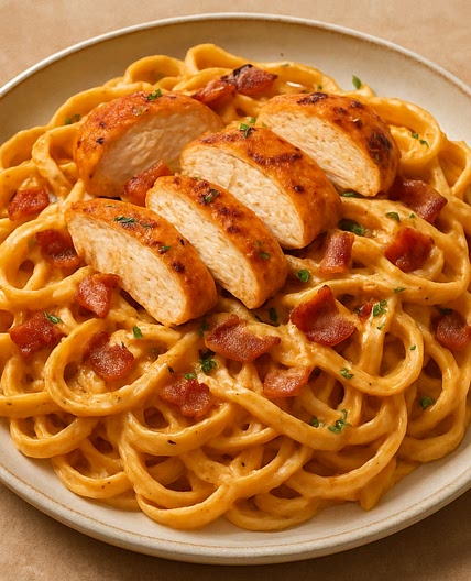 Chipotle Chicken & Bacon Alfredo