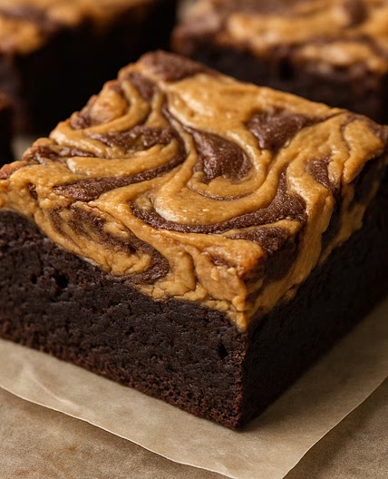 Peanut butter brownie