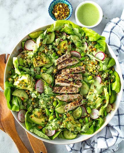 Green Goddess Salad (High Protein!)