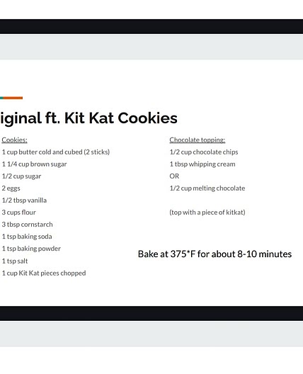 Original ft. Kit Kat Cookies