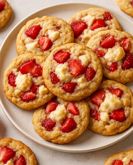 Strawberry Shortcake Cookies
