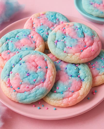 Cotton Candy Cookies