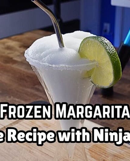 Frozen Margarita Slushie Recipe with Ninja Slushi