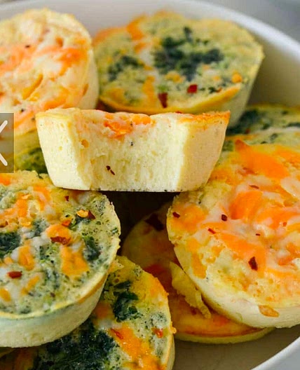 Egg bites - high protein low fat