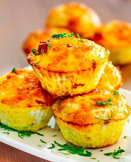 Egg muffins - high protein low fat