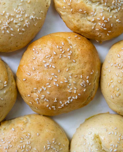Softest Gluten-Free Hamburger Buns (Not Crumbly)