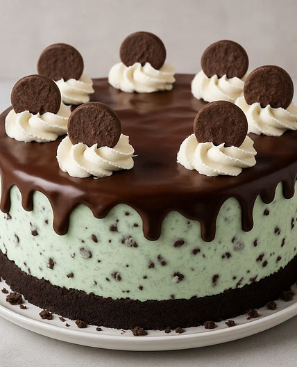 Michael Scott’s Mint Chocolate Chip Ice Cream Cake
