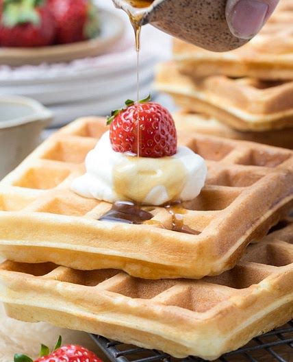 Sourdough Discard Waffles Recipe