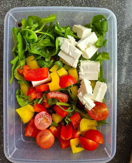 Puy Lentil and Feta Cheese Salad