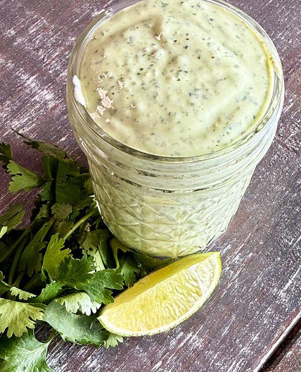 Cilantro Jalapeno Cottage Cheese Dressing
