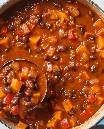 Sweet Potato and Black Bean Chili