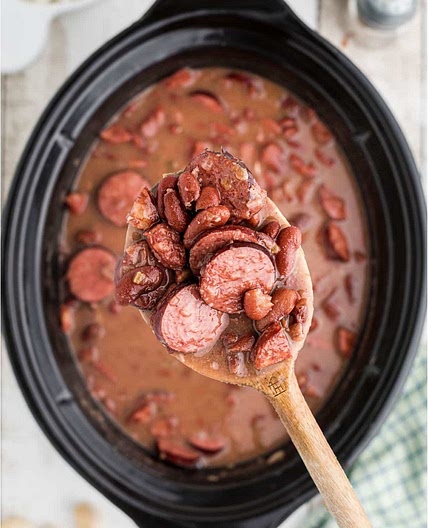Slow Crockpot Red Beans