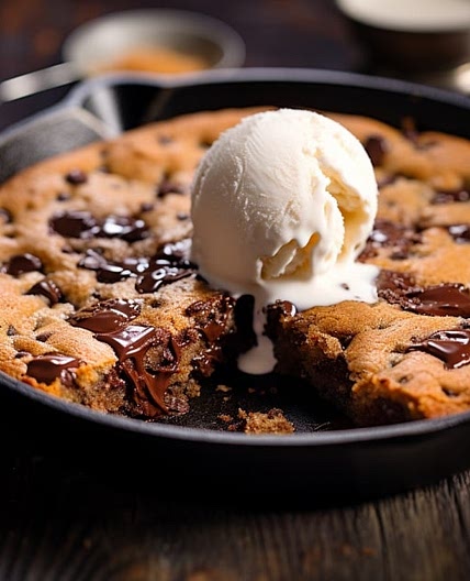 Chocolate Chip Skillet Cookie