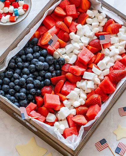4th of July Fruit Platter