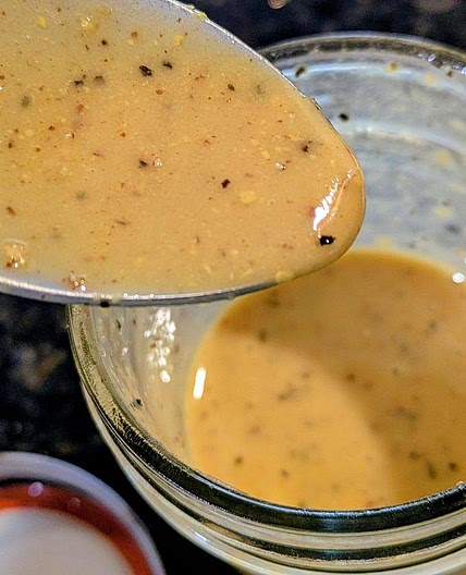 Homemade Healthier Honey Mustard Dressing