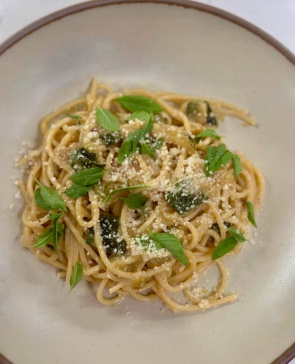 Creamy Zucchini Pasta (without cream)