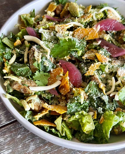 High Protein Chicken Taco Salads