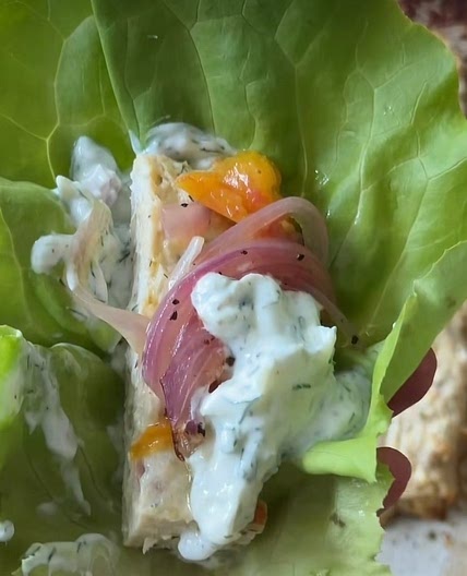 Sheet Pan Chicken Lettuce Cups