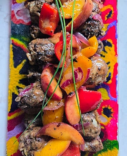 Peachy Chicken Drumsticks