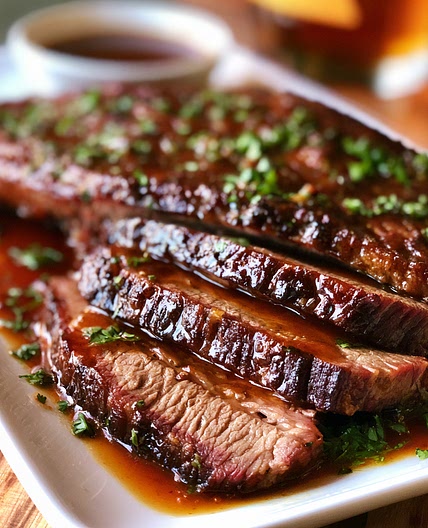 Bourbon & Honey-Glazed Brisket