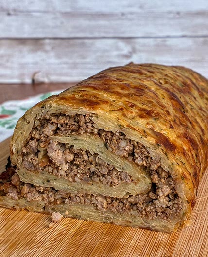 Potato Roll with Ground Meat Filling