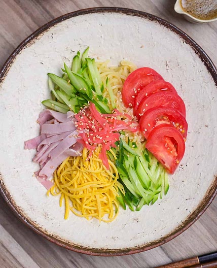 Hiyashi Chuka (Japanese Cold Noodle Salad)