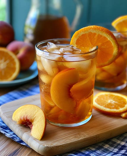 Peach Orange Iced Tea