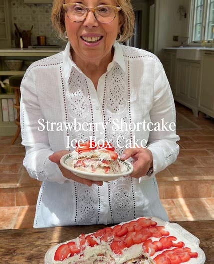 Strawberry Shortcake Icebox Cake 🍓