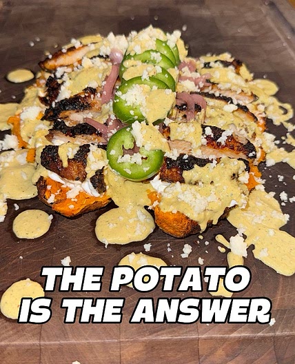 The Spicy Chicken Taco Potato