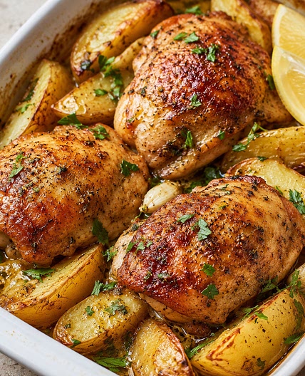 Baked Greek Lemon Chicken
