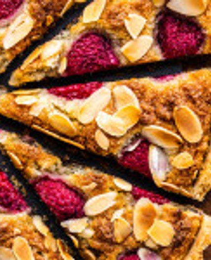 Vegan bakewell tart