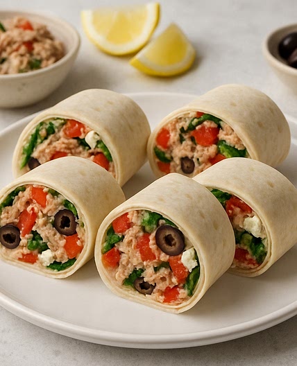 Mediterranean Tuna Roll-Ups