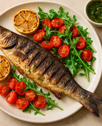 Grilled Branzino
