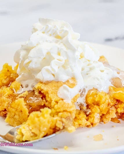 Apple Dump Cake Recipe (Cake Mix Cobbler)