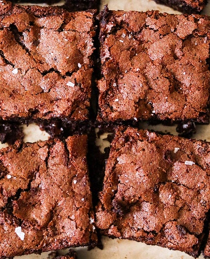 Fudgy Paleo Chocolate Brownies with Crackly Tops