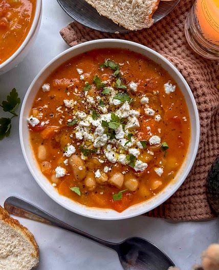 Greek White Bean Soup (Fasolada)