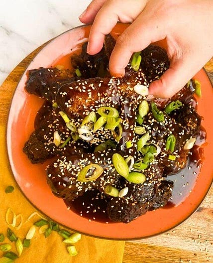 Crispy Fried Soy Garlic Chicken Wings Recipe