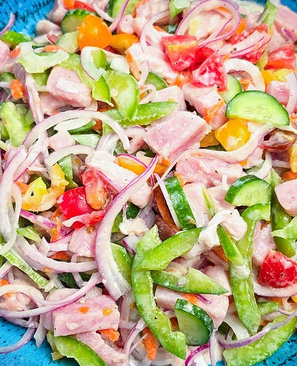Poisson Cru (Raw Fish Salad with Coconut Lime)