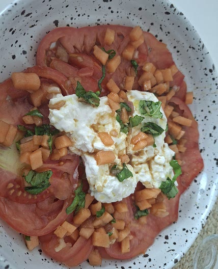 Caprese - Melon Salsa