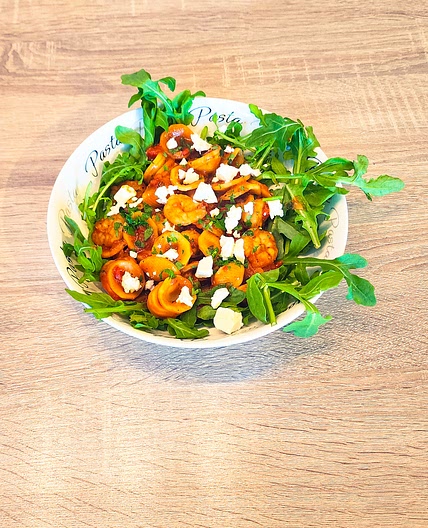 Orecchiette aux crevettes à l'ail