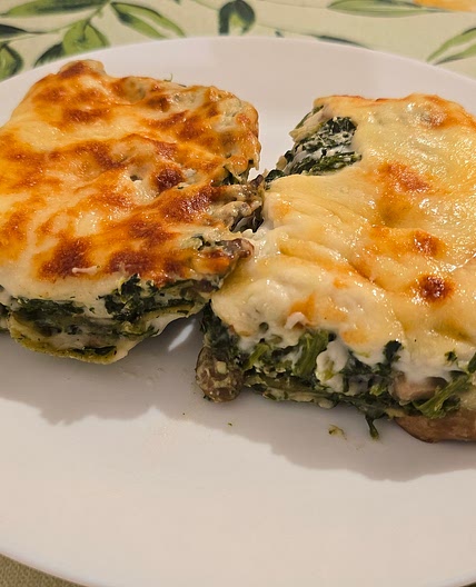 Spinach and Mushroom Lasagna