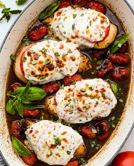 Baked Caprese Chicken