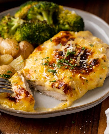 Creamy Chicken Sheet Pan Dinner