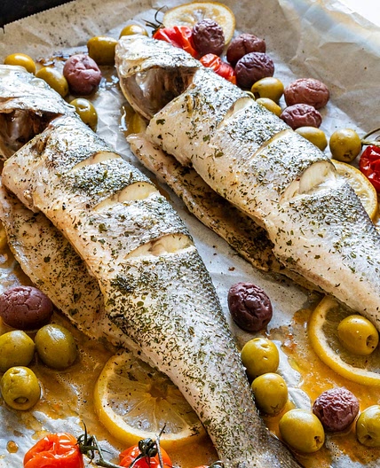 Whole Roasted Branzino