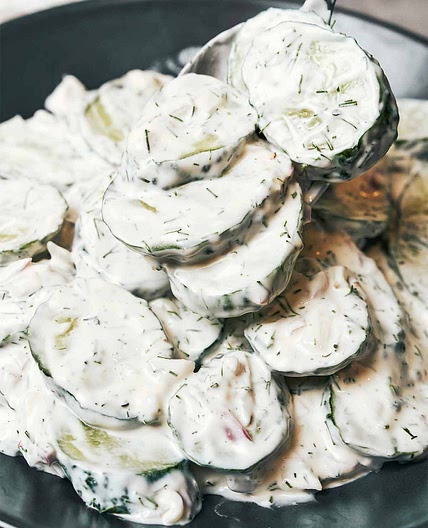 Creamy Cucumber Salad