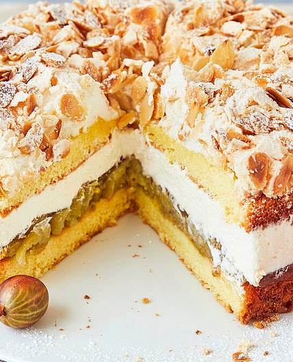 Schwimmbadtorte – Omas Rezept mit Stachelbeeren