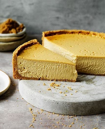 Brown butter and sugar cheesecake