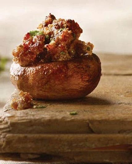 Sausage Stuffed Mushrooms
