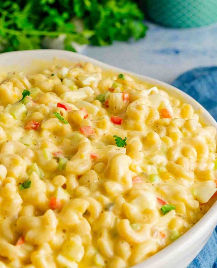 Amish Macaroni Salad (Sweet and Creamy Recipe)