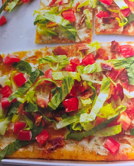 Bacon, Lettuce & Tomato Pizza